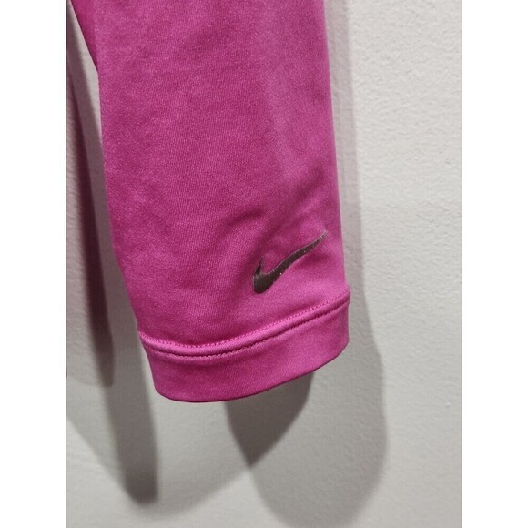 NIKE Golf Tour Performance Pink Long Sleeve Dri-Fit Tee, M - Picture 3 of 6